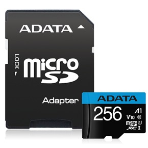ADATA Premier microSDXC UHS-I A1 V10 Card with Adapter 256GB