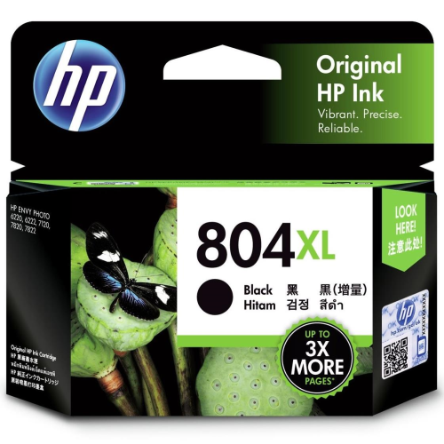 HP 804XL Black High Yield Ink Cartridge