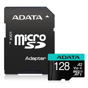 ADATA Premier Pro microSDXC UHS-I U3 A2 V30 Card with Adapter 128GB