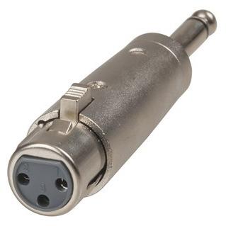 Adaptor 3 Pin XLR Socket to 6.5mm Plug