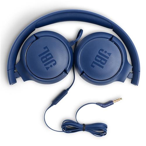 JBL T500 Wired Blue
