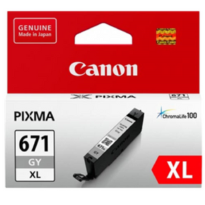 Canon CLI-671XLGY Grey High Yield Ink Cartridge