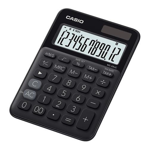 Casio MS20UCBk Mini Desktop Calculator Black