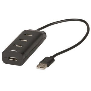 USB 3.0 4 Port Mini Hub Black
