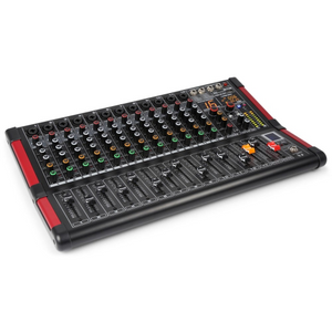 Power Dynamics 12 Channel Music Mixer - USB and Bluetooth