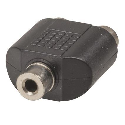 Adaptor 3.5mm Stereo to 2 x RCA Socket
