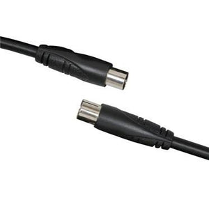 Lead TV Coaxial Plug to TV Coaxial Socket - 1.5m