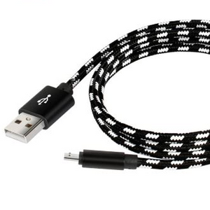 BRAID LIGHTNING to USB 1M CABLE