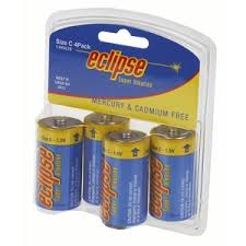 Eclipse Alkaline C Battery - 4 Pack