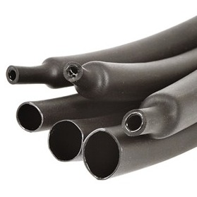 Heatshrink Tubing with Glue Lining 4:1- 6mm x 1.2m Black