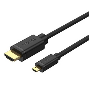 UNITEK 2M Micro HDMI Male To HDMI Male Cable.