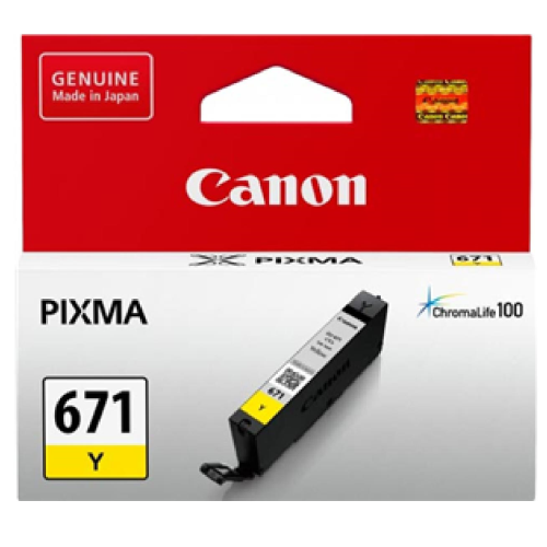 Canon CLI-671Y Yellow Ink Cartridge