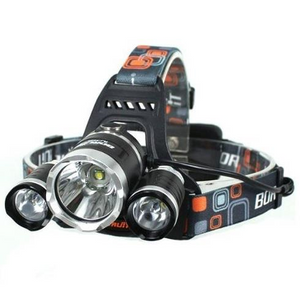 Headlamp 3 Spot Fixed Silver