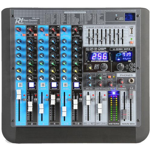 Power Dynamics 8 Channel Professional Analog Mixer